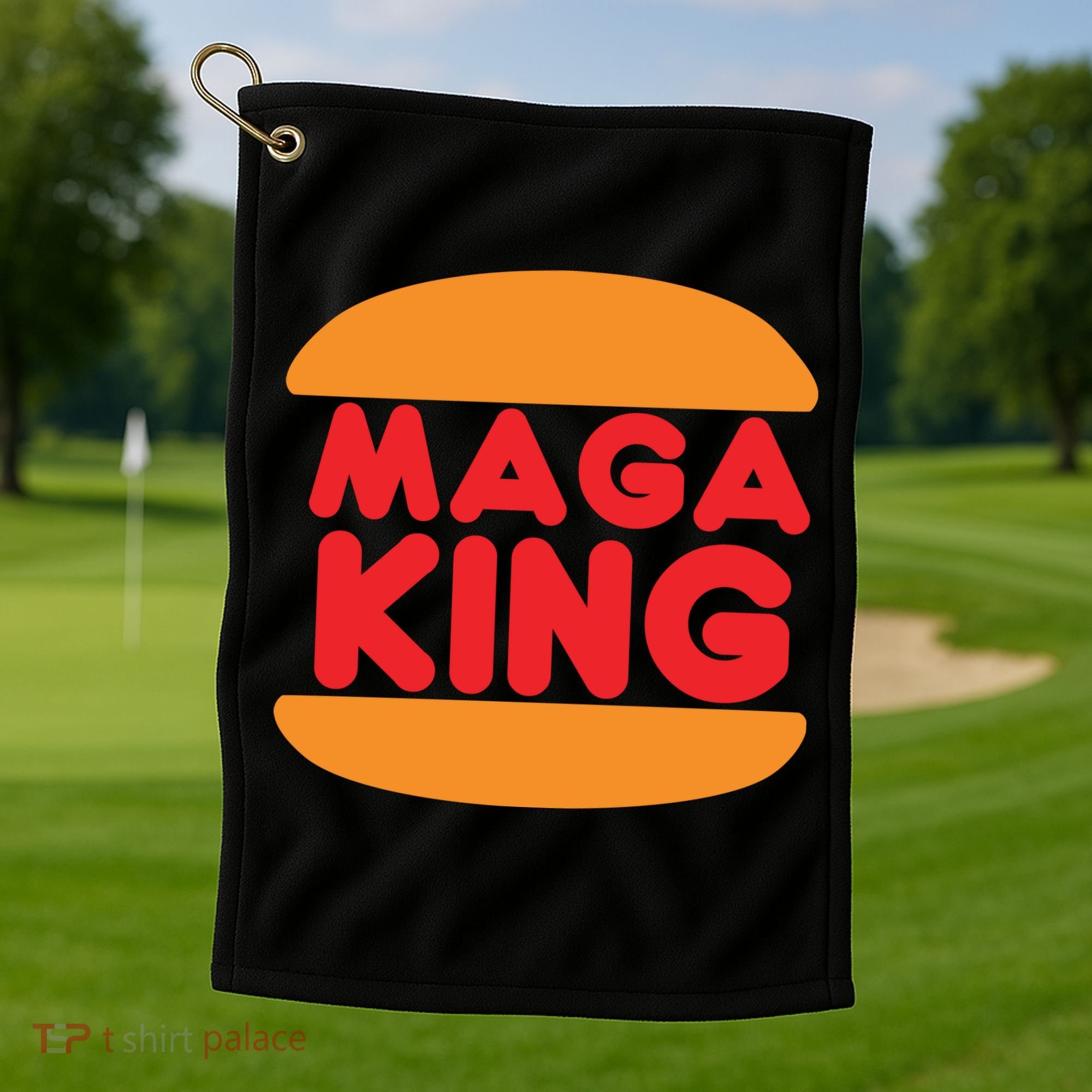 MAGA King Logo Golf Towel