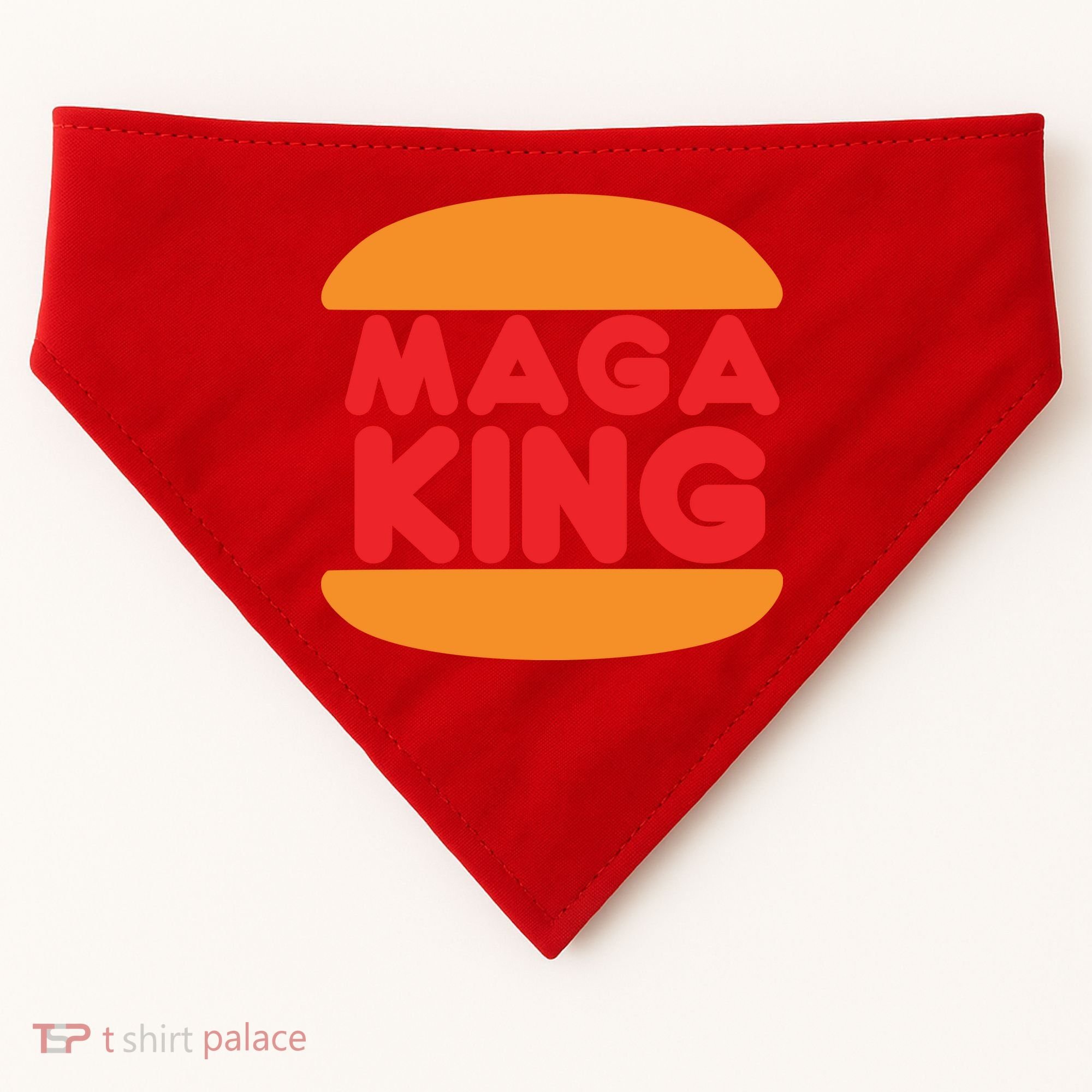 MAGA King Logo USA-Made Doggie Bandana