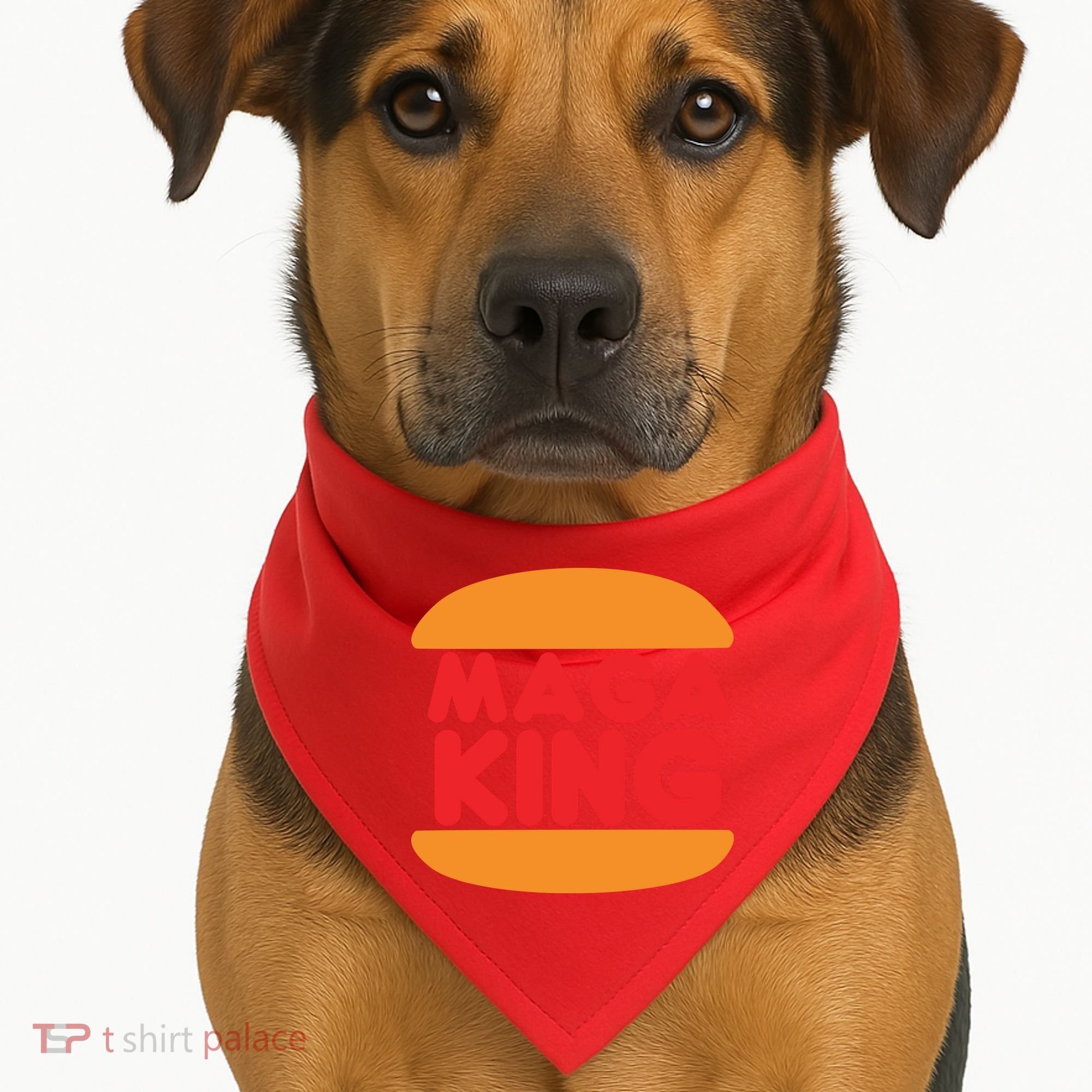 MAGA King Logo USA-Made Doggie Bandana