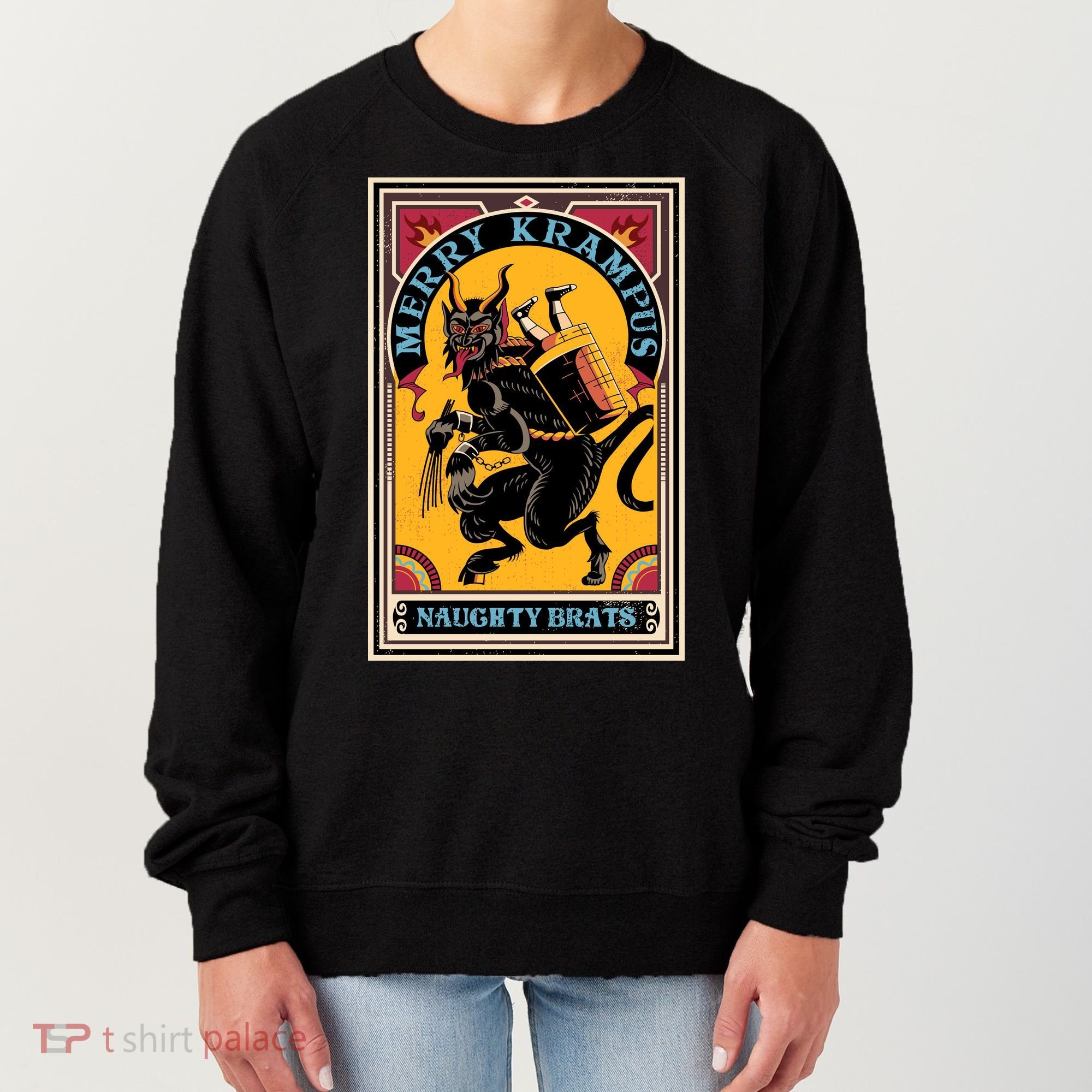 MERRY KRAMPUS Women's Sweatshirt