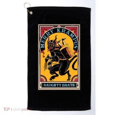 MERRY KRAMPUS Golf Towel