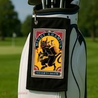 MERRY KRAMPUS Golf Towel thumb 2