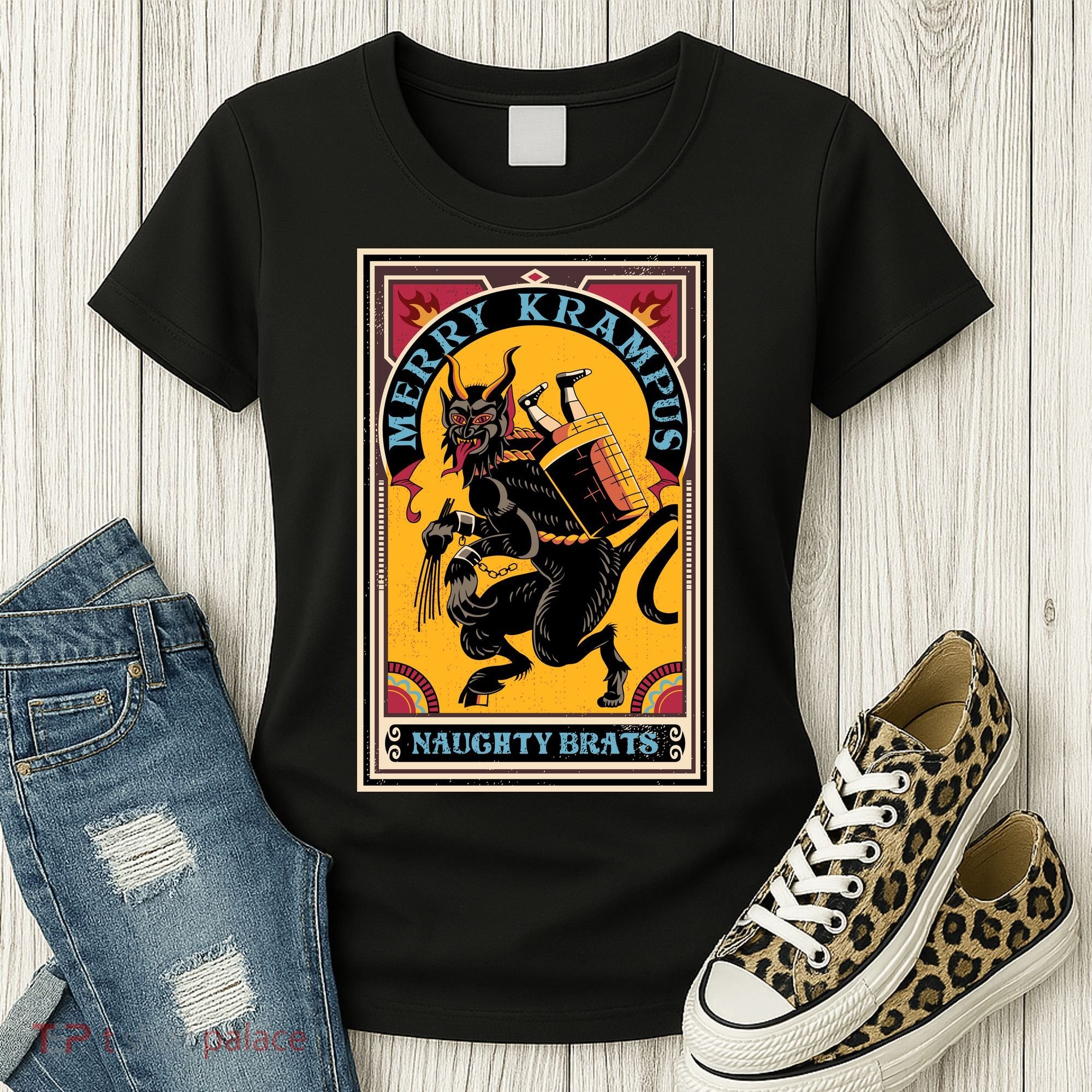 MERRY KRAMPUS Women's T-Shirt