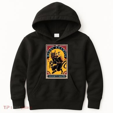 MERRY KRAMPUS Kids Hoodie