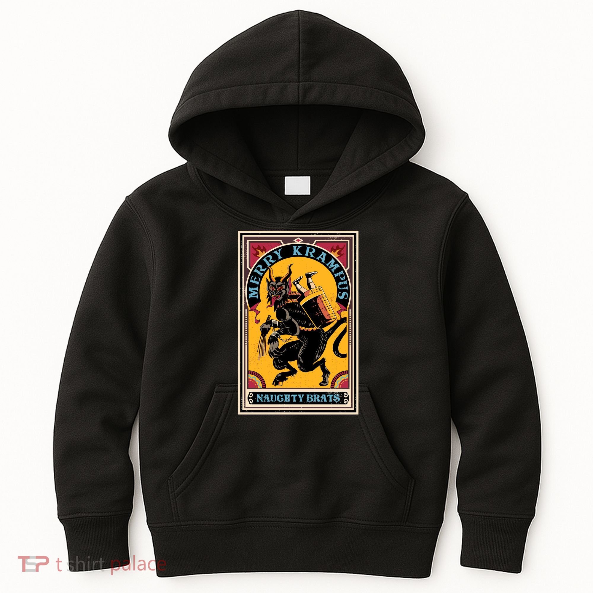 MERRY KRAMPUS Kids Hoodie