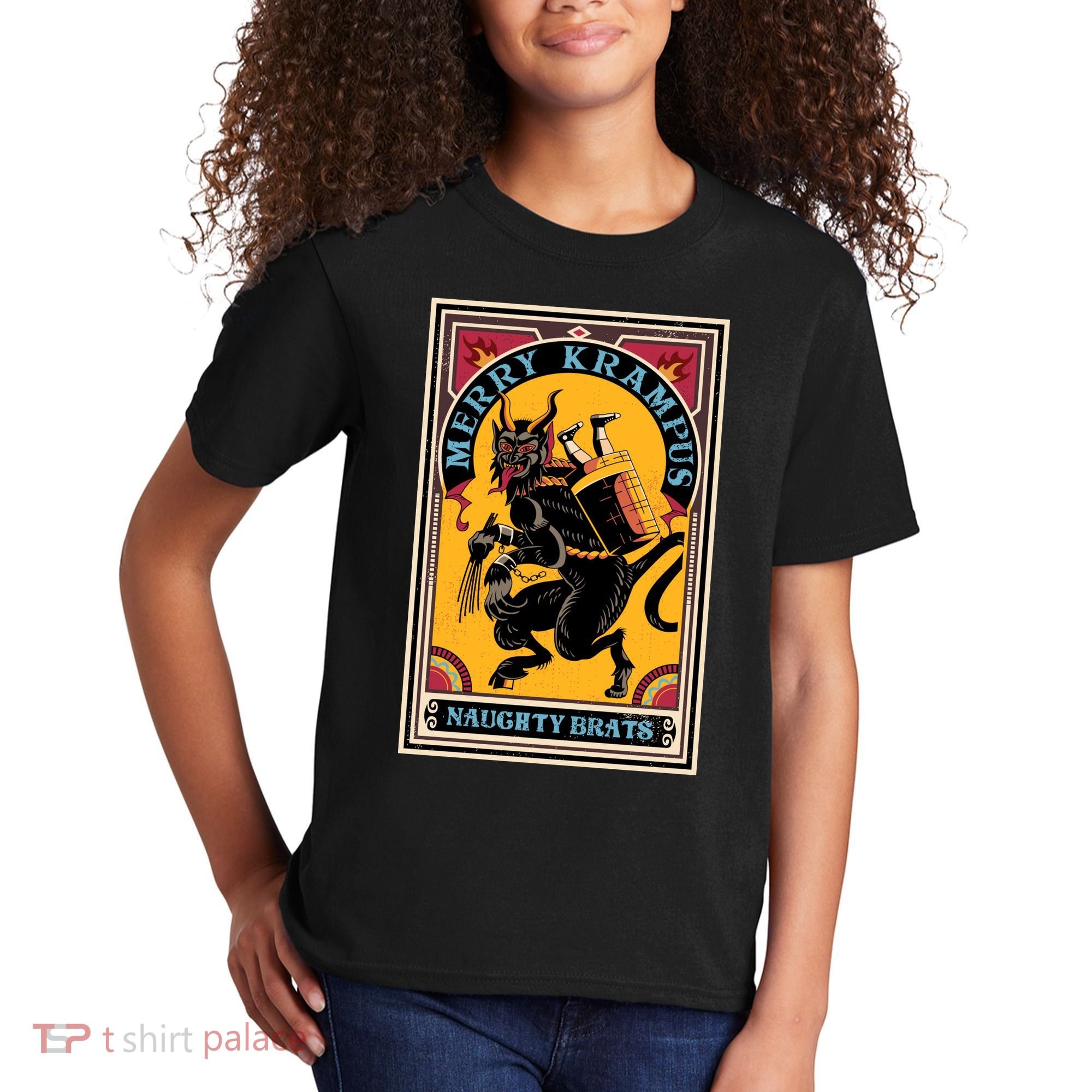 MERRY KRAMPUS Kids T-Shirt