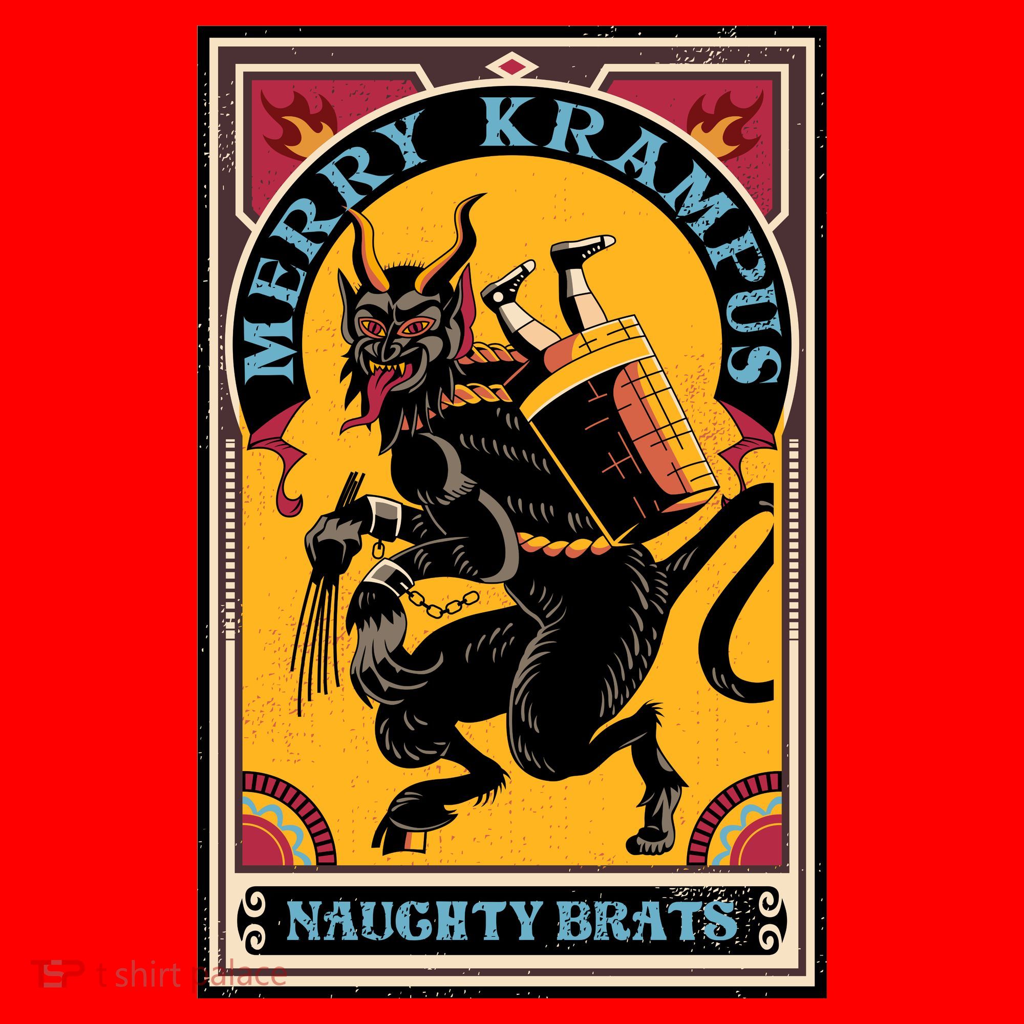 MERRY KRAMPUS Santa Hat