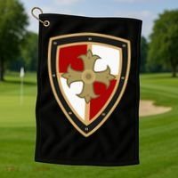 Medieval Knight Medieval Renaissance Tunic Golf Towel thumb 1