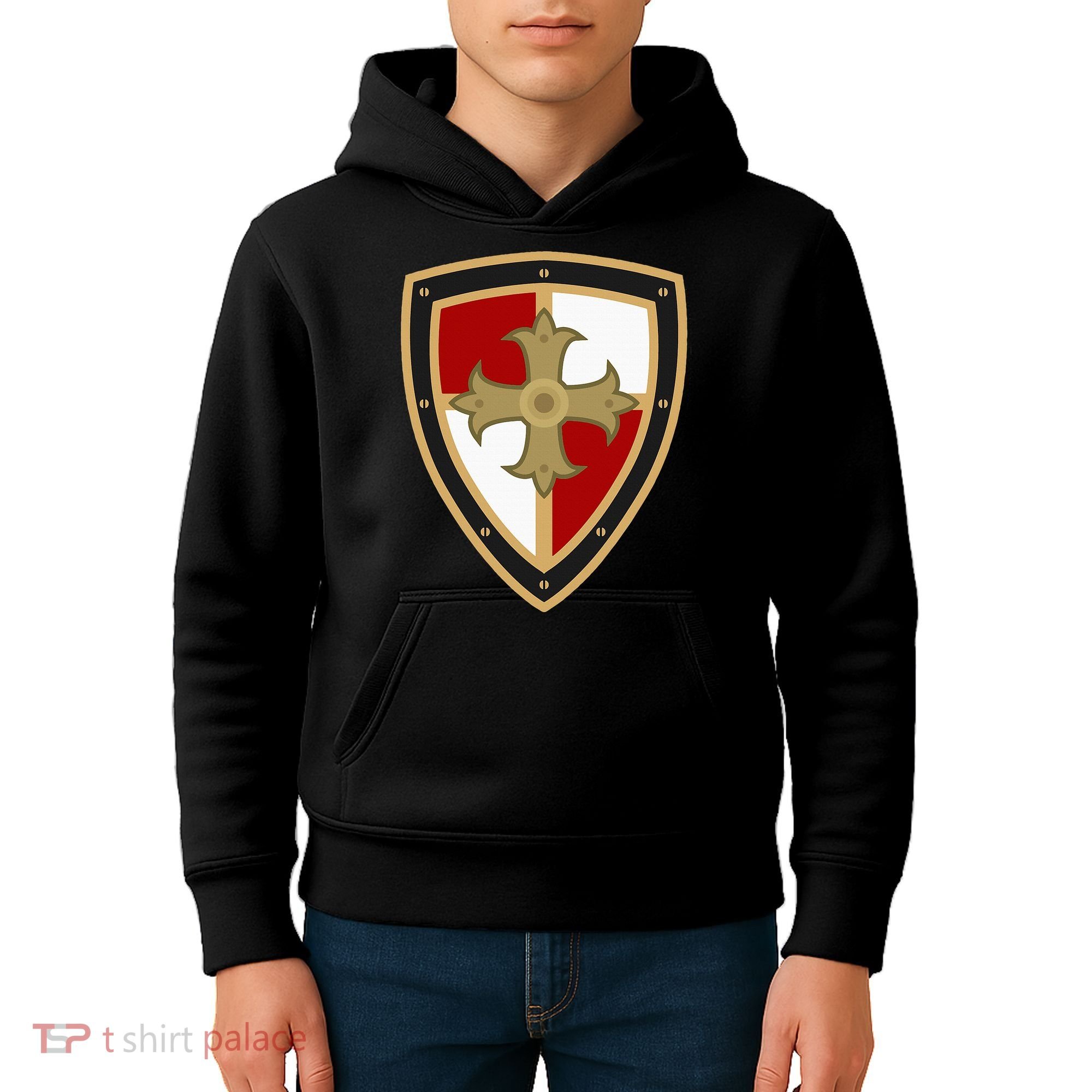Medieval Knight Medieval Renaissance Tunic Kids Hoodie