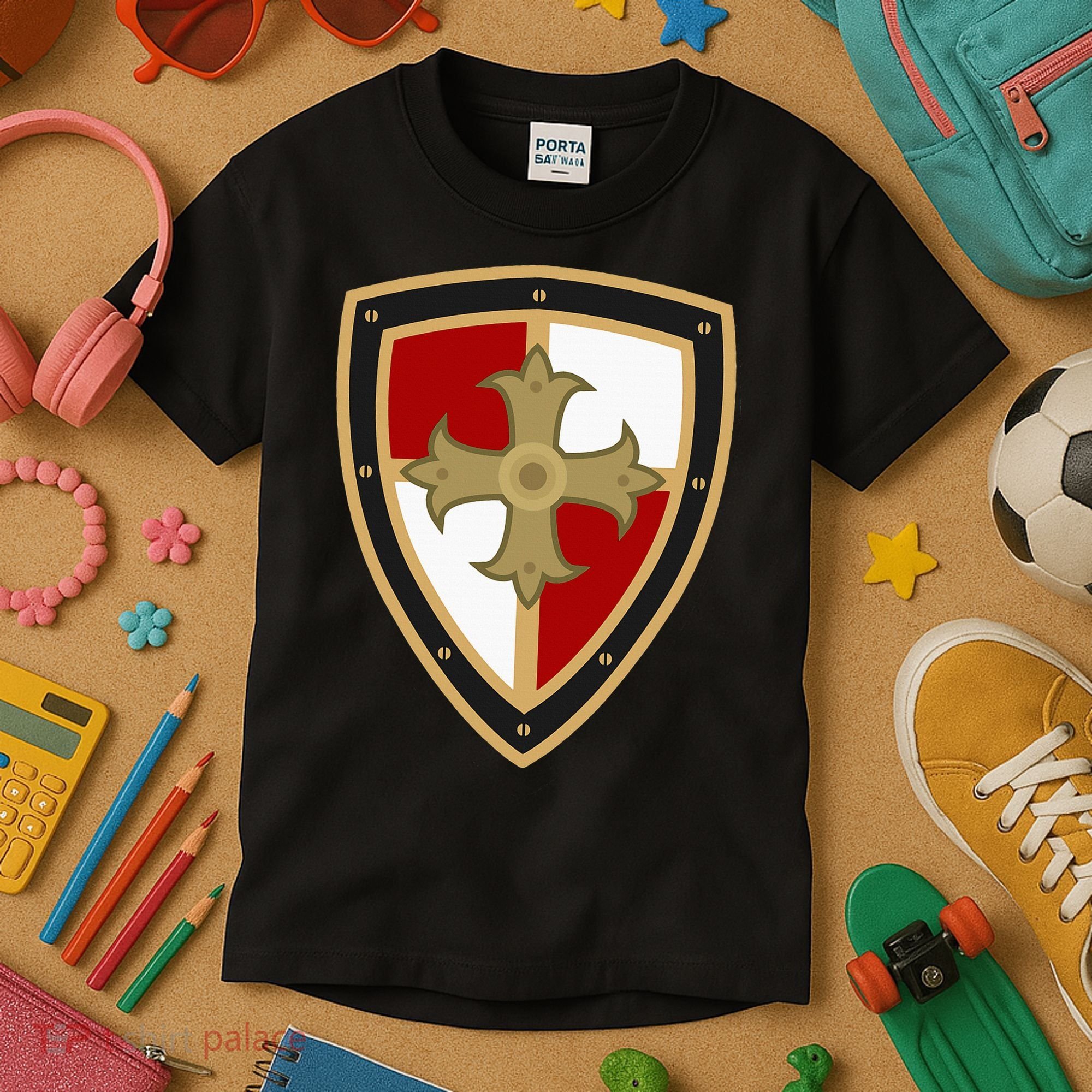 Medieval Knight Medieval Renaissance Tunic Kids T-Shirt