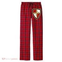 Medieval Knight Medieval Renaissance Tunic Men's Flannel Plaid Pajama Pants thumb 0