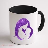 Mother Kissing Newborn Baby Cute Gift Coffee Mug thumb 1