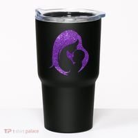 Mother Kissing Newborn Baby Cute Gift Tumbler thumb 0