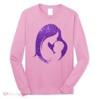 Mother Kissing Newborn Baby Cute Gift Long Sleeve Shirt thumb 0