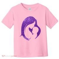Mother Kissing Newborn Baby Cute Gift Toddler T-Shirt thumb 0