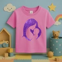 Mother Kissing Newborn Baby Cute Gift Toddler T-Shirt thumb 3