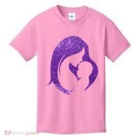Mother Kissing Newborn Baby Cute Gift Kids T-Shirt thumb 0