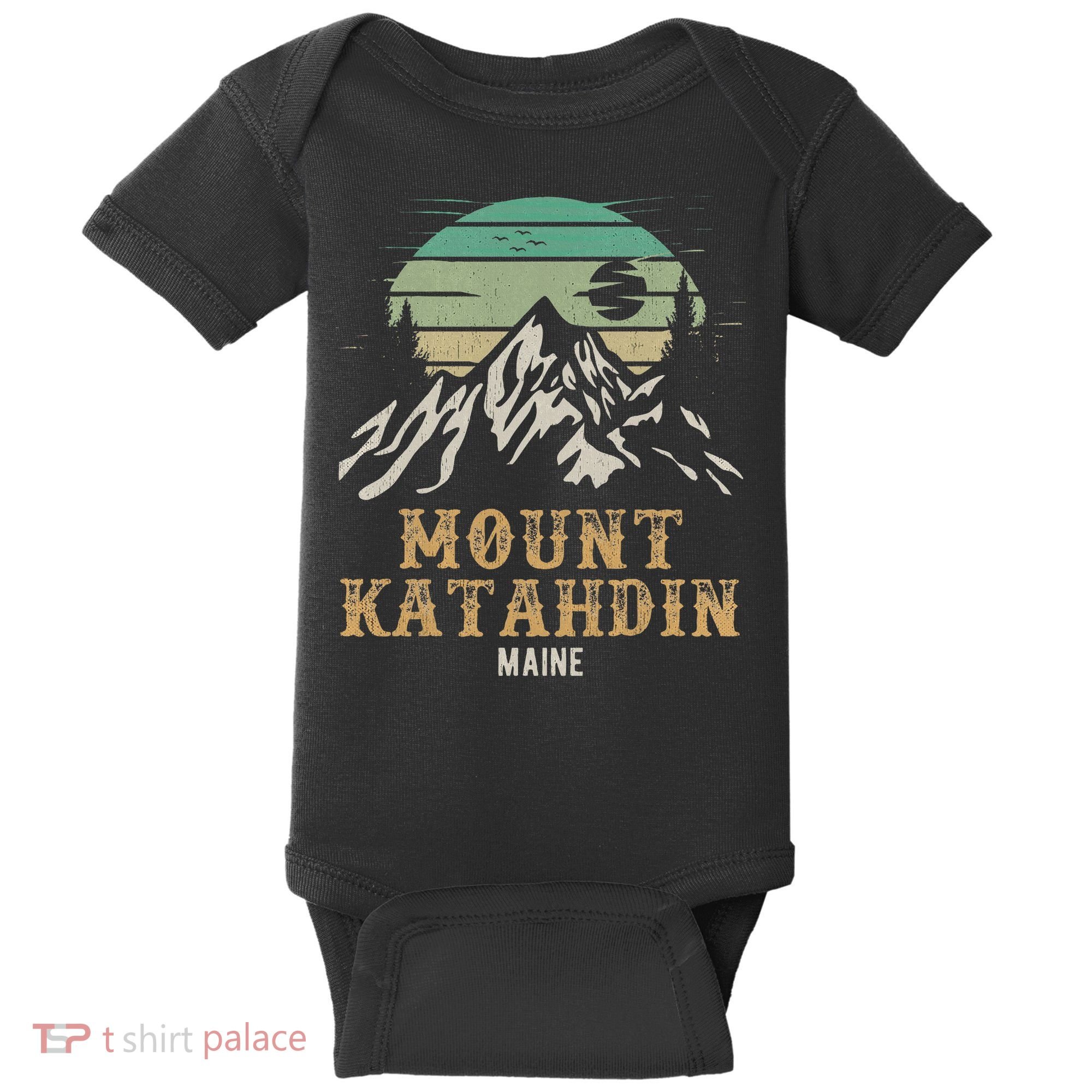 Mount Katahdin National Park Merchandise Hiking Mt Katahdin Baby Bodysuit