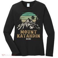 Mount Katahdin National Park Merchandise Hiking Mt Katahdin Women's Long Sleeve Shirt thumb 0