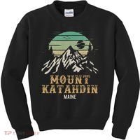 Mount Katahdin National Park Merchandise Hiking Mt Katahdin Kids Sweatshirt thumb 0