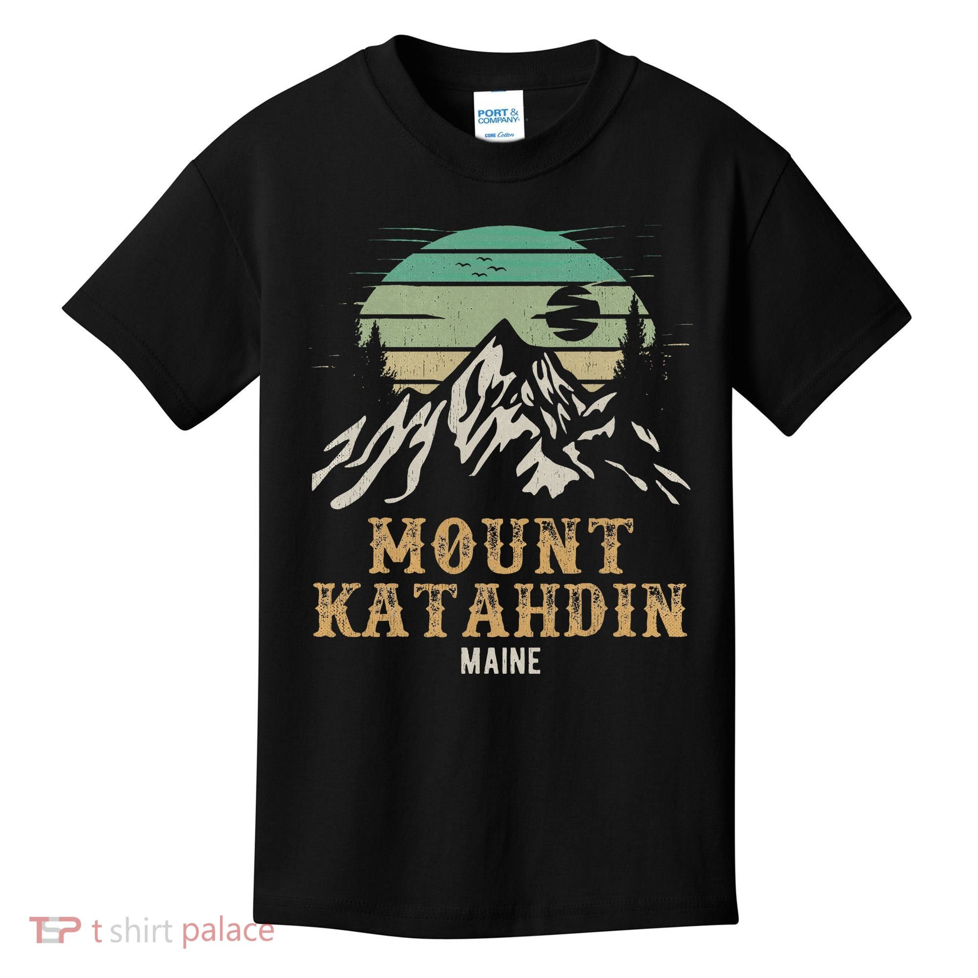 Mount Katahdin National Park Merchandise Hiking Mt Katahdin Kids T-Shirt