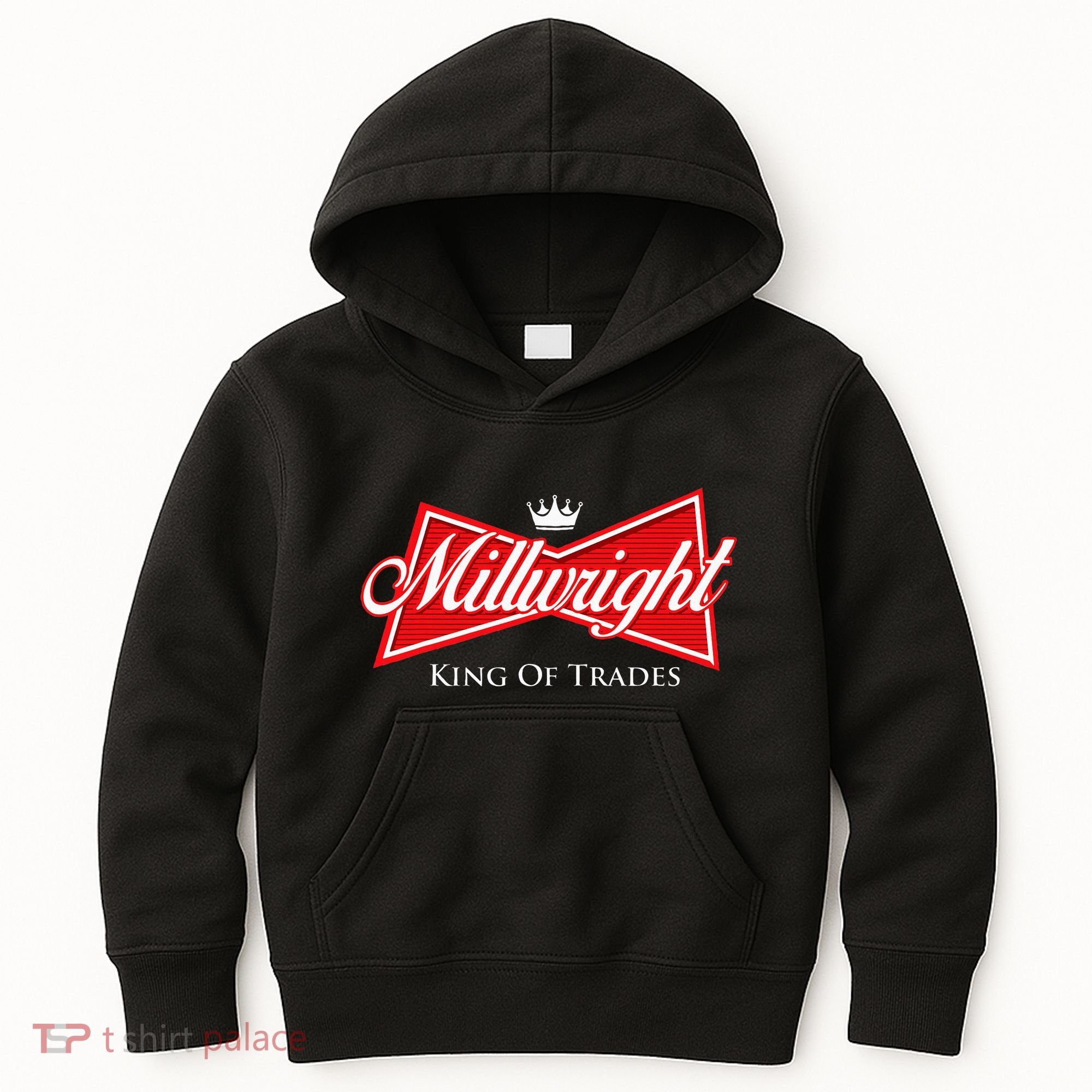Millwright King Of Trades Metal Worker Machine Operator Kids Hoodie