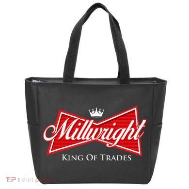 Millwright King Of Trades Metal Worker Machine Operator Tote Bag