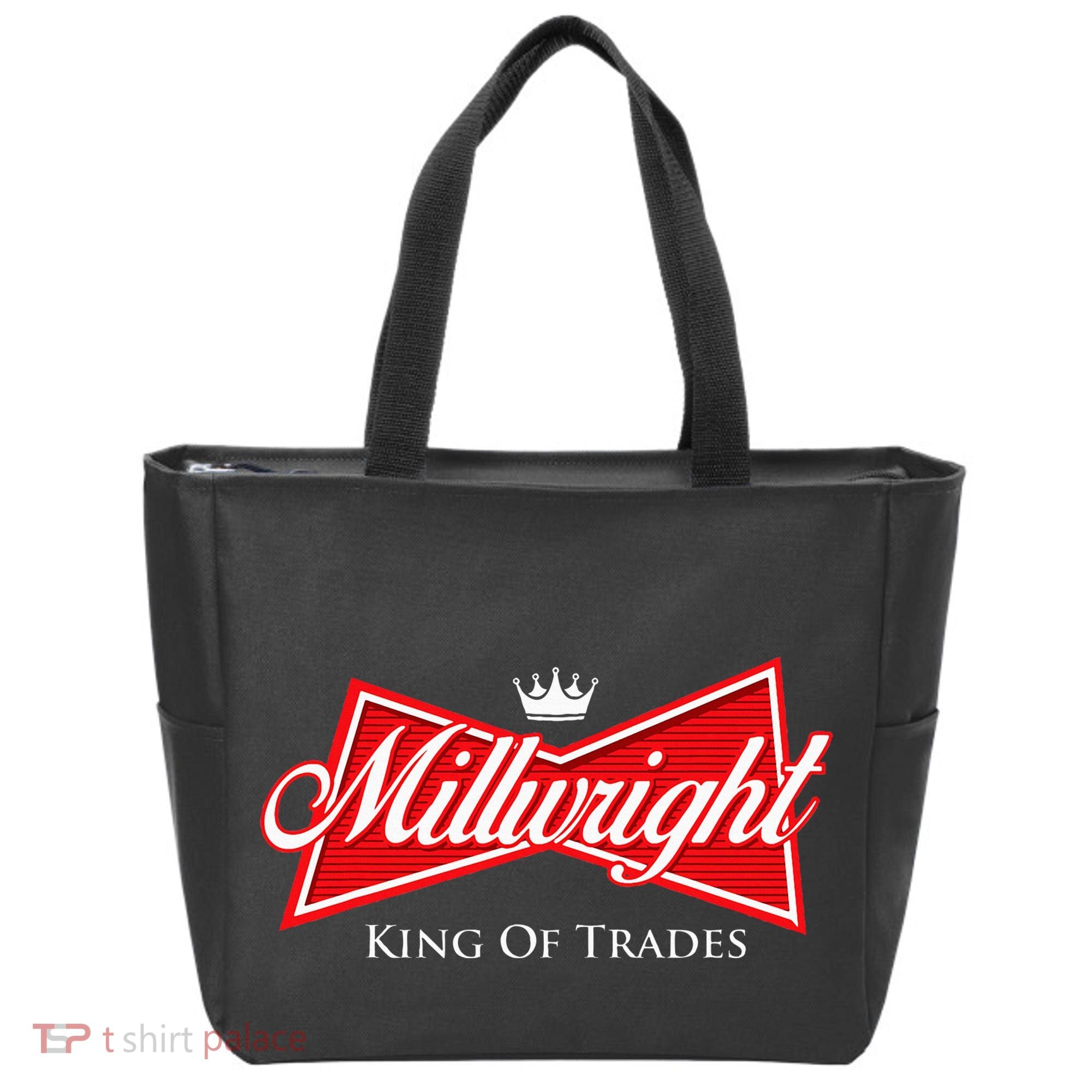 Millwright King Of Trades Metal Worker Machine Operator Tote Bag