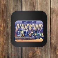 My Kind Of Playground Tractor Farm Coaster thumb 0