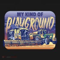 My Kind Of Playground Tractor Farm Coaster thumb 2