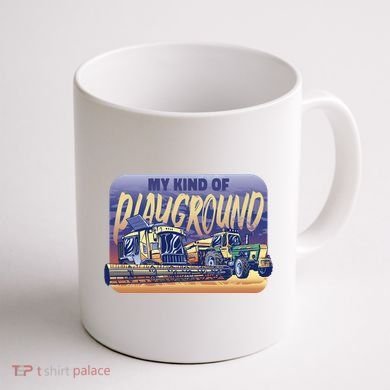 My Kind Of Playground Tractor Farm Coffee Mug back