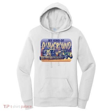 My Kind Of Playground Tractor Farm Women's Hoodie