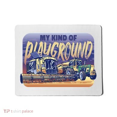 My Kind Of Playground Tractor Farm Mousepad