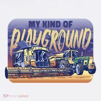 My Kind Of Playground Tractor Farm Mousepad thumb 1