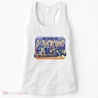 My Kind Of Playground Tractor Farm Women's Tank Top thumb 0
