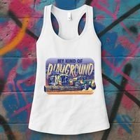 My Kind Of Playground Tractor Farm Women's Tank Top thumb 3