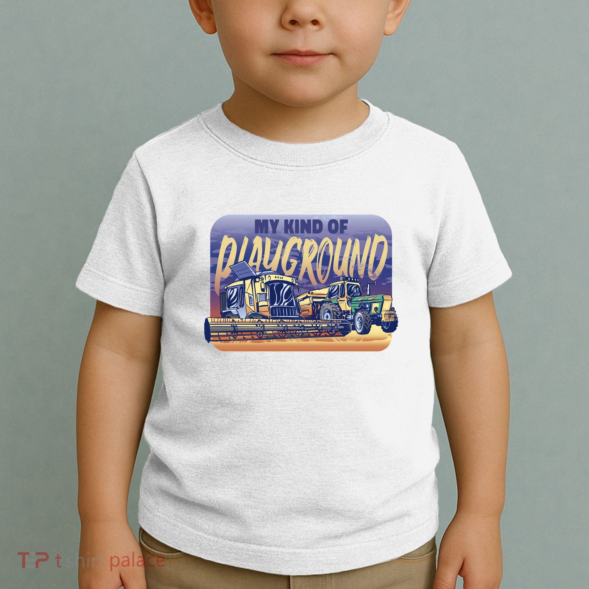 My Kind Of Playground Tractor Farm Toddler T-Shirt