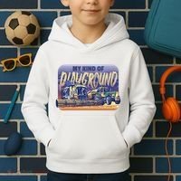 My Kind Of Playground Tractor Farm Kids Hoodie thumb 2