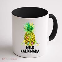 Mele Kalikimaka Pineapple Christmas Lights Coffee Mug thumb 1