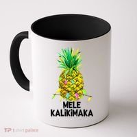 Mele Kalikimaka Pineapple Christmas Lights Coffee Mug thumb 0