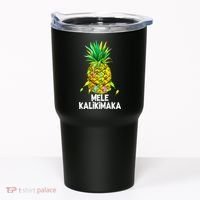 Mele Kalikimaka Pineapple Christmas Lights Tumbler thumb 0