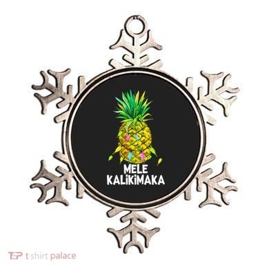 Mele Kalikimaka Pineapple Christmas Lights Ornament