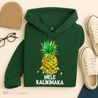 Mele Kalikimaka Pineapple Christmas Lights Hoodie thumb 4