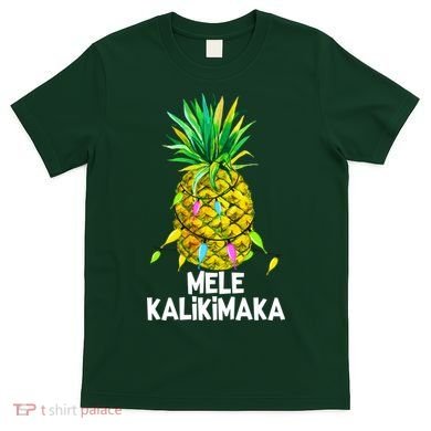 Mele Kalikimaka Pineapple Christmas Lights T-Shirt