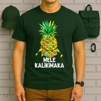 Mele Kalikimaka Pineapple Christmas Lights T-Shirt thumb 6