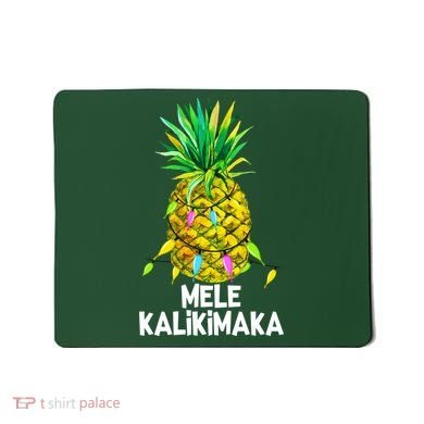 Mele Kalikimaka Pineapple Christmas Lights Mousepad