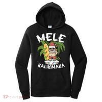 Mele Kalikimaka Palm Tree Hawaiian Christmas In July Women's Hoodie thumb 0