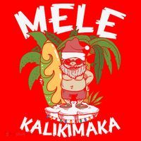 Mele Kalikimaka Palm Tree Hawaiian Christmas In July Santa Hat thumb 1