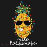 Mele Kalikimaka Pineapple Tree Hawaiian Christmas In July Tank Top Women's Hoodie thumb 2