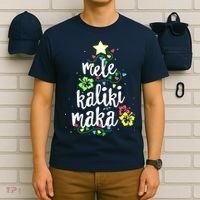 Mele Kalikimaka Shirt For Women Hawaiian Hawaii Christmas T-Shirt thumb 6